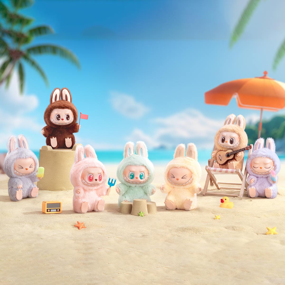 Labubu Peluche en vinyle Sisi – Série Have a Seat