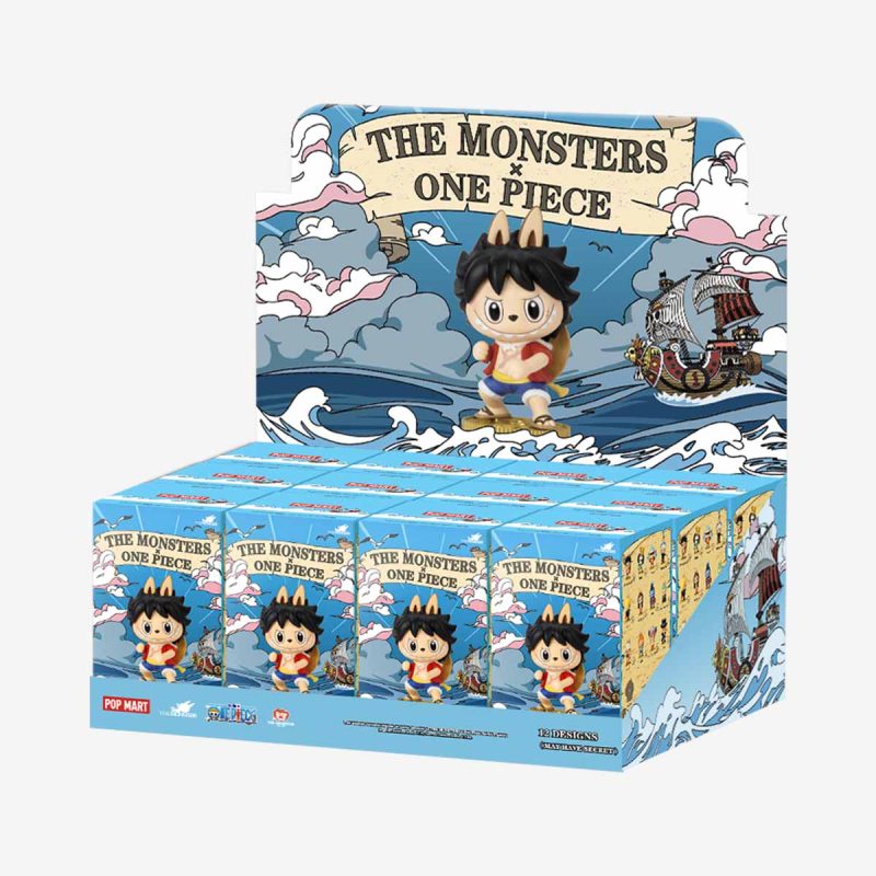 Coffret Complet Figurines Labubu x One Piece Blind Box 12pcs – Édition Secrète