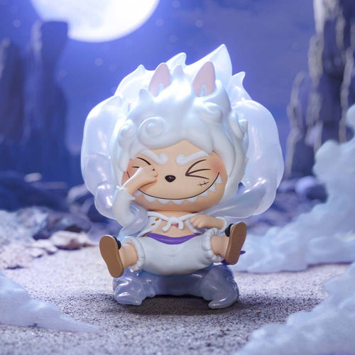 Figurine Labubu x One Piece – Monkey D Luffy Gear 5 (Édition Secrète)