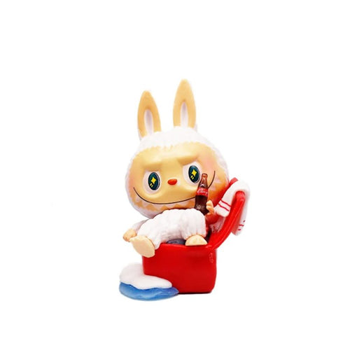 Figurine Labubu Special Sofa – Coca-Cola Series