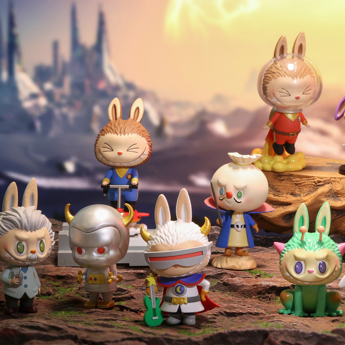 Figurine Labubu Starkiller Surfer – Série Space Adventure (Édition Secrète)