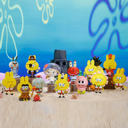 Figurine Labubu × SpongeBob – The Pirate ( Éditions Secrètes )