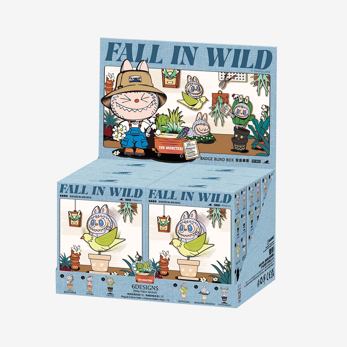 Labubu Badge Blind Box – Série Fall In Wild